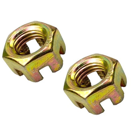 M10 Castle Nuts Pack-2 Wheel Axle Hub Slotted Nut