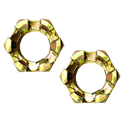 M14 Castle Nuts PACK-2 Wheel Axle Hub Slotted Nut