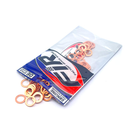 Copper Washer M12 Pack Of 100 ID12 OD18 W1.50mm