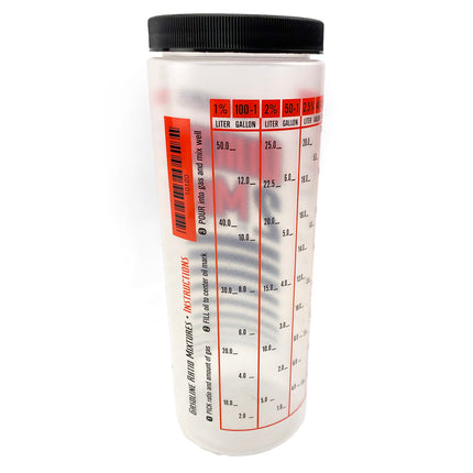 Oil Bottle Quick Mix With Lid, 2 Stroke Mixer Bottle, Ratios Quick Mix
