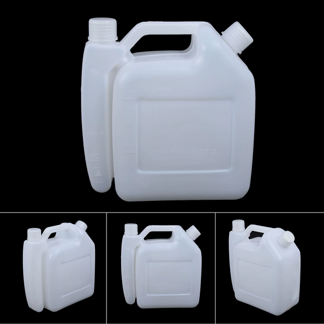 Fuel/oil Mixing Bottle 1L Two-chamber 2-STROKE 25:1 50:1