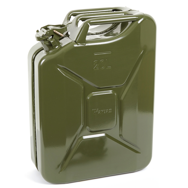 Jerry Fuel Can 20 Litre Khaki Steel JC0020KV