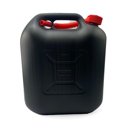 20L Plastic Fuel Can Autostop HUN20L-BLACK Jerry Can
