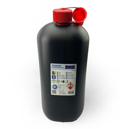 20L Plastic Fuel Can Autostop HUN20L-BLACK Jerry Can