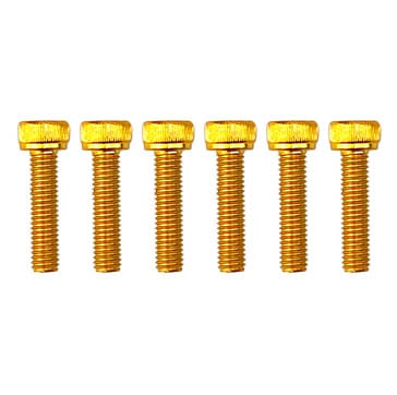 5x20 GOLD PACK/6 ALLOY BOLTS Hexagonal Socket head ALLEN Cap Screws