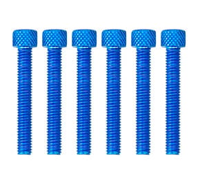 6x40 Aluminium Cap Screw PK6