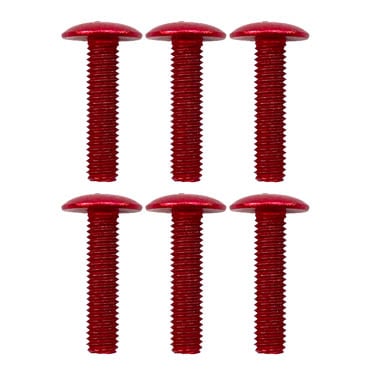 5x20 Alloy Button Head, Red 6061 Alloy
