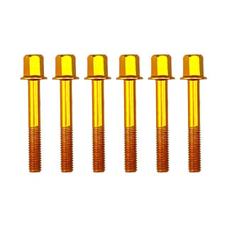 M6x40mm Bolt Alum.gold, Trade £0.65 Each