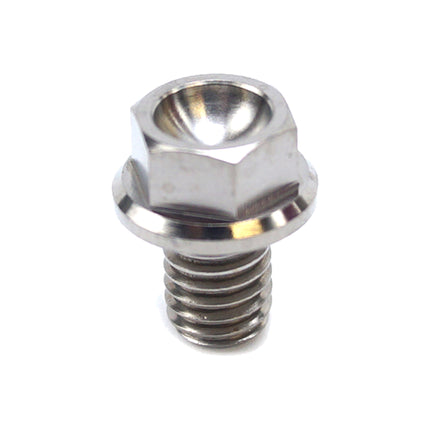 Titanium GR5 Bolt M6 x 8mm Each, Flange OD: 11mm / Hex Size: 8mm, / Water Pump Bolt