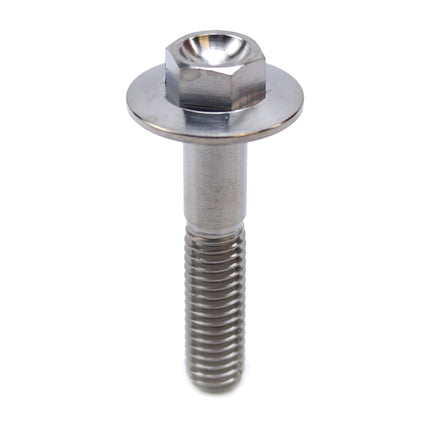 Titanium GR5 Bolt M6 x 30mm Each, Flange OD: 15.90mm / Hex Size: 8mm, / Panel Bolt Fixing Plastic
