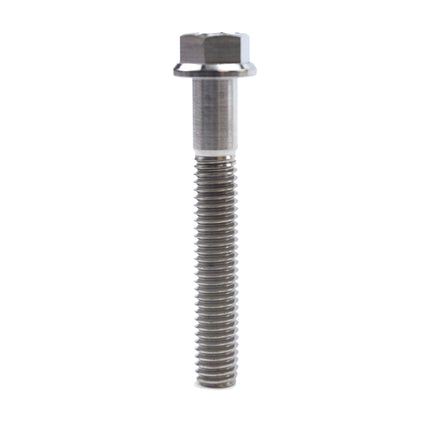 Titanium GR5 Bolt M6 x 40mm Each, Flange OD: 11mm / Hex Size: 8mm, /
