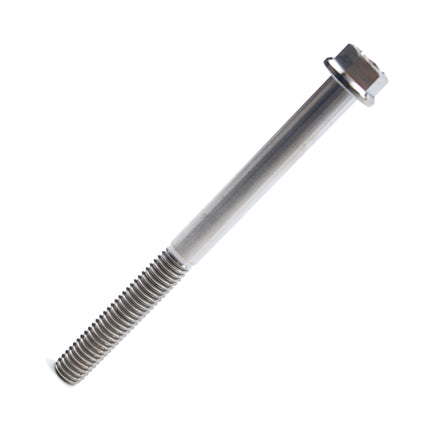 Titanium GR5 Bolt M6 x 70mm Each, Flange OD: 11mm / Hex Size: 8mm, /