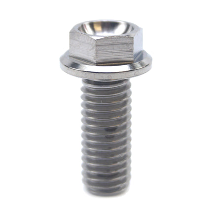 Titanium GR5 Bolt M8x20mm Each, Flange OD: 14mm / Hex Size: 10mm, /
