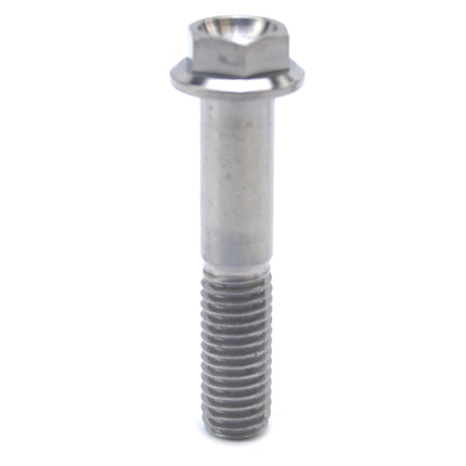 Titanium GR5 Bolt M8 x 40mm Each, Flange OD: 14mm / Hex Size: 10mm, /