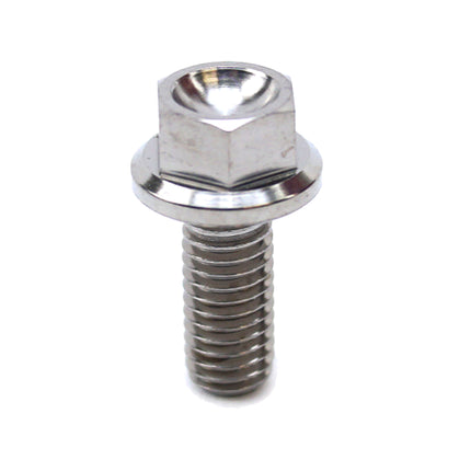 Titanium GR5 Bolt M5 x 12mm Each, Flange OD: 9.90mm / Hex Size: 7mm, /