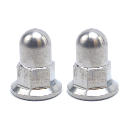 Titanium GR5 M5X0.80mm Nut, Dome Flange / Grade 5 / PK2