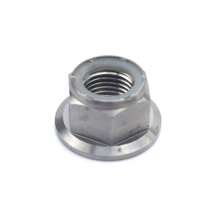 Titanium GR5 M12x1.25mm Nut, Nylon Flange Nut / Each, / OEM Kawasaki 92015-1433
