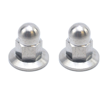 Titanium GR5 M6X1.00mm Flange Nut, Dome Flange Nut / PK2