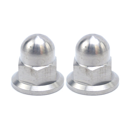 Titanium GR5 M8X1.25mm Flange Nut, Dome Flange Nut / PK2