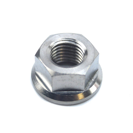Titanium M10X1.25mm Flange Nut, Titanium Grade 5 / Each, Ref 83-577