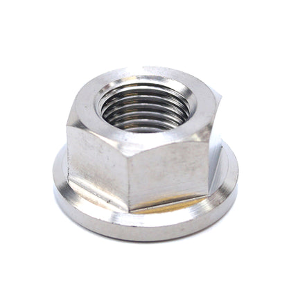 Titanium M12X1.25mm Flange Nut, Titanium Grade 5 / Each