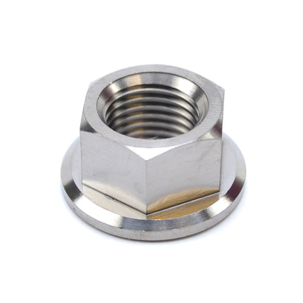 Titanium GR5 M14x1.50mm Each, Flange Nut / Kawasaki 92015-1407, / OEM Kawasaki 92015-1407