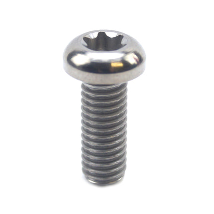 Titanium Button Torx M6X16mm, Titanium Grade 5 / Each