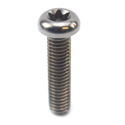 Titanium Button Torx M6X25mm, Titanium Grade 5 / Each