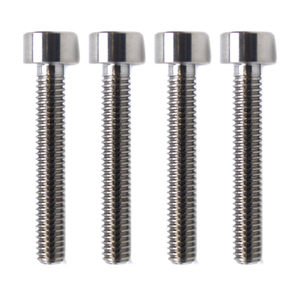 Titanium Skt Allen M4x25mm, Carb Float Bowl Screws x 4, / Socket Cap Head