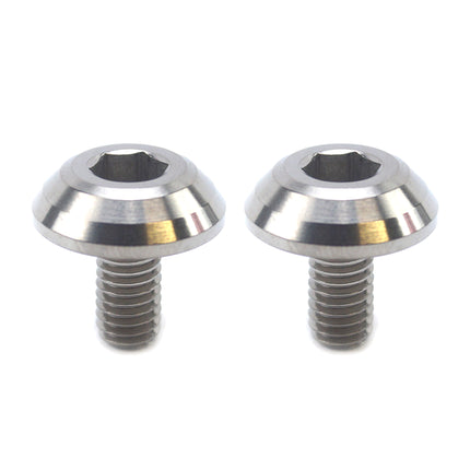 Titanium GR5 Panel Bolt M6X12mm, Pack Of 2 / Metric Coarse