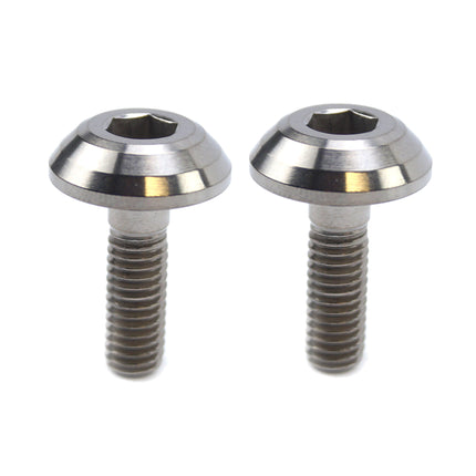 Titanium GR5 Panel Bolt M6X20mm, Pack Of 2 / Metric Coarse