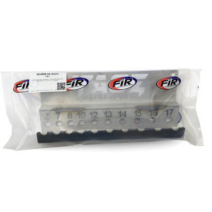 Tagz Organiser T-bar Rack Stainless Steels 304 Brushed DP1, Fits Up To 10 T-bars