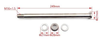 249mm Swingarm Bolt 2015-2024 Yamaha WR250F 33D-22141-00-00