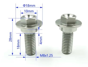 Seat Bolt Stainless Steel Cushion Screws Honda 10-13 CRF250R 09-12 CRF450R 90104-MEN-A30