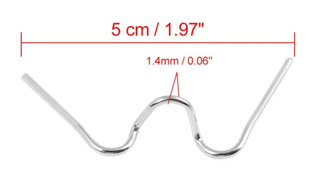 Headlight Bulb Spring Clip Holder Retainer Motoforti Universal 10PCS
