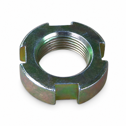 Four-slot Retaining Round Nut M14x1.00 14mm 7mm Wide 20X24 Pegs RH Clockwise Thread