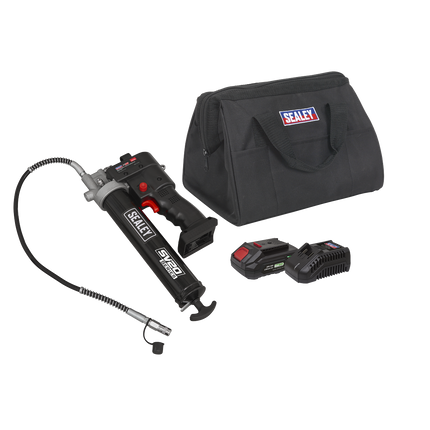 20V Grease Gun Kit, Lithium Battery