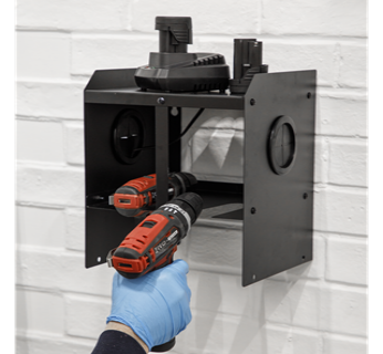 Workshop Power Tool Storage Rack 2 Bay Garage PTSR2