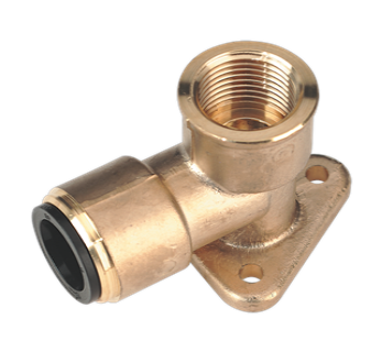 Brass Wingback Elbow Fitting Workshop Airline Hardline Speedfit Rigid 15mm x 1/2 Bsp CAS15BWE