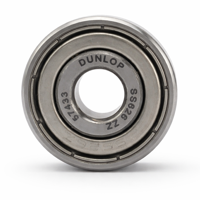 Bearing 626 2Z Ss Dunlop 6x16x6 Size Shell Sealed Stainless Steel Each