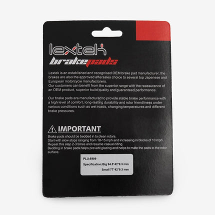 Brake Pads FA194 FDB677 SBS689 VD9015