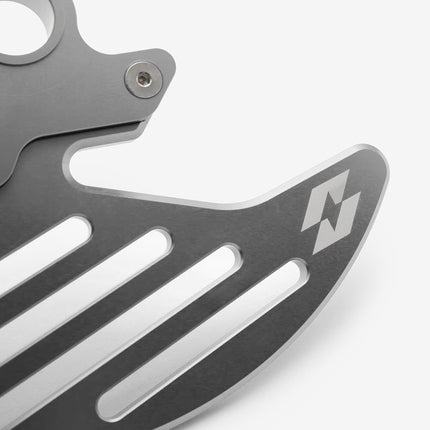 Full-E Charged Front Brake Disc Guard for Talaria / Light Bee 220mm Brake Disc Silver