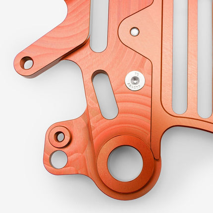 Full-E Charged Rear Dual Caliper Disc Guard for Ultra Bee Orange