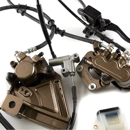 Combined Brake System Complete for SK125-L, JAVELIN125, FIREFLY