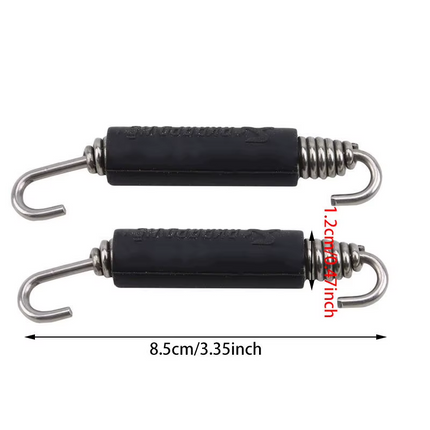 Exhaust Springs 2 Pcs Anti Vibration Rubbers 85mm