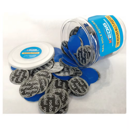 Tire Repair Patches Round 42mm 150 Pcs Cold Application Tubed Tubeless No Glue
