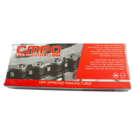 CMPO Motorcycle Drive Chain 428-124 Links Gold