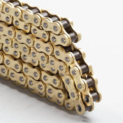 CMPO Motorcycle Drive Chain 428-128 Links Gold