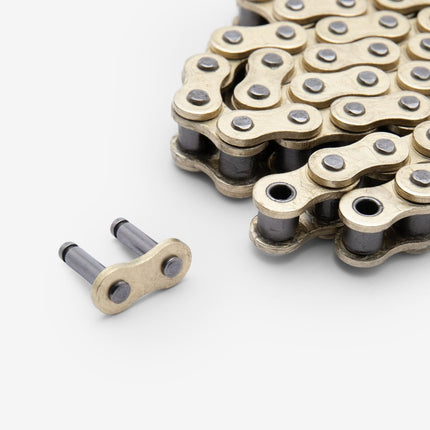 Lextek Motorcycle Drive Chain 428-134 Links Gold