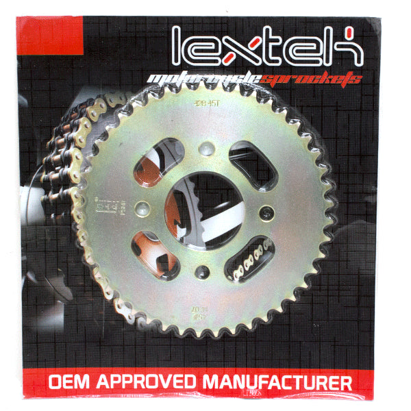 Lextek Rear Sprocket 428-45T 4 Bolt Fixing